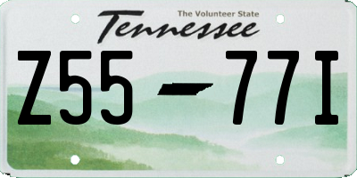 TN license plate Z5577I