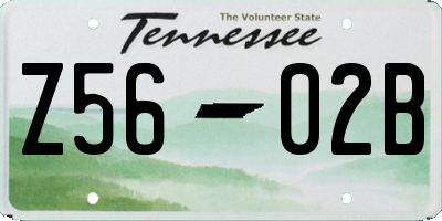 TN license plate Z5602B