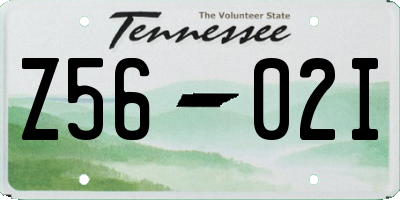 TN license plate Z5602I