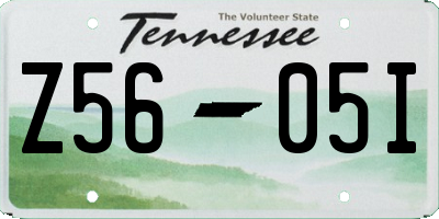 TN license plate Z5605I