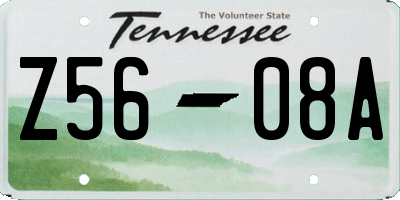 TN license plate Z5608A