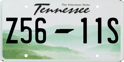 TN license plate Z5611S