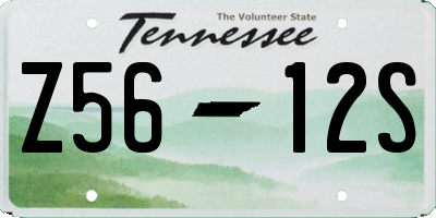 TN license plate Z5612S