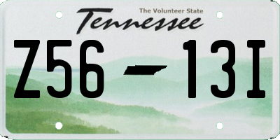 TN license plate Z5613I