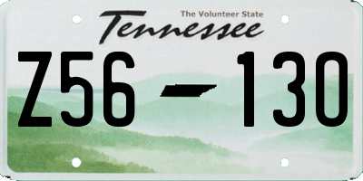 TN license plate Z5613O
