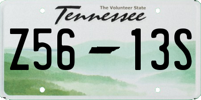 TN license plate Z5613S
