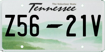 TN license plate Z5621V
