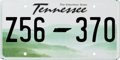 TN license plate Z5637O
