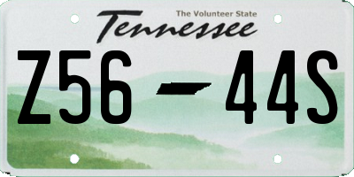 TN license plate Z5644S