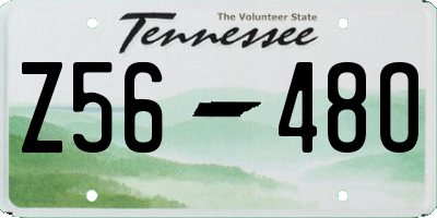 TN license plate Z5648O