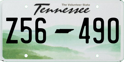 TN license plate Z5649O