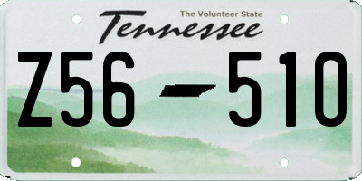 TN license plate Z5651O