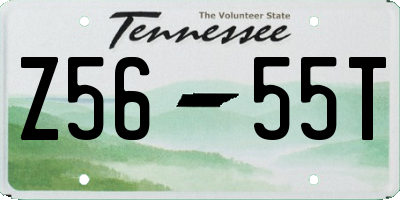 TN license plate Z5655T