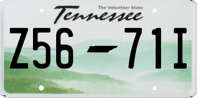 TN license plate Z5671I