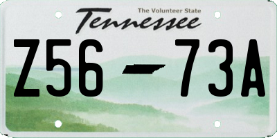 TN license plate Z5673A