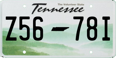 TN license plate Z5678I