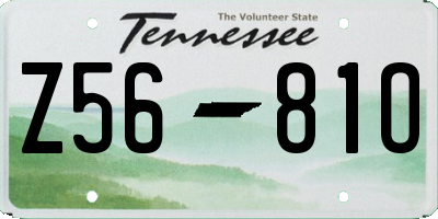 TN license plate Z5681O