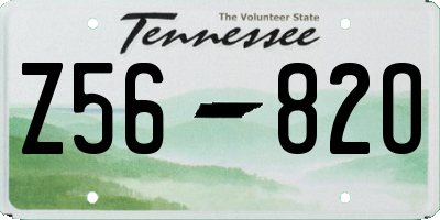 TN license plate Z5682O