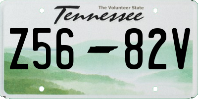 TN license plate Z5682V