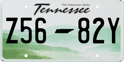 TN license plate Z5682Y