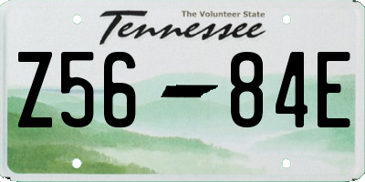 TN license plate Z5684E