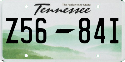 TN license plate Z5684I