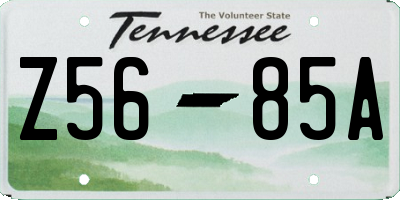 TN license plate Z5685A