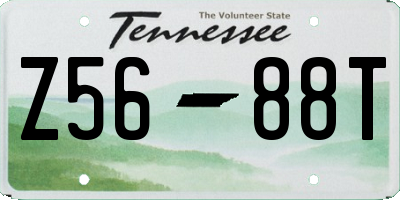 TN license plate Z5688T