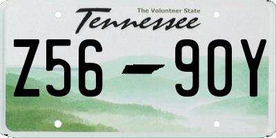 TN license plate Z5690Y