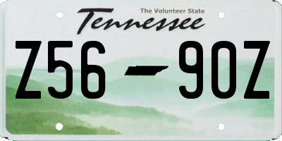 TN license plate Z5690Z