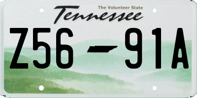 TN license plate Z5691A