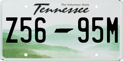 TN license plate Z5695M