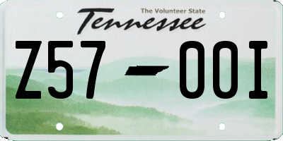 TN license plate Z5700I