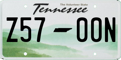 TN license plate Z5700N