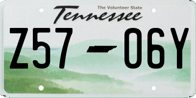 TN license plate Z5706Y