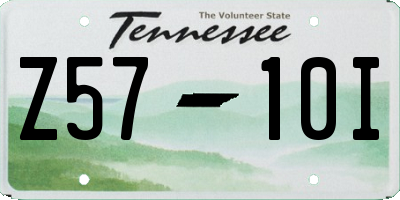 TN license plate Z5710I