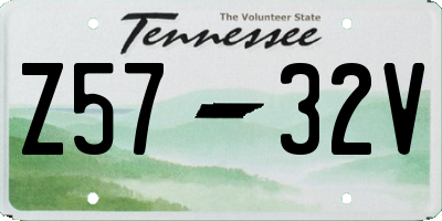 TN license plate Z5732V