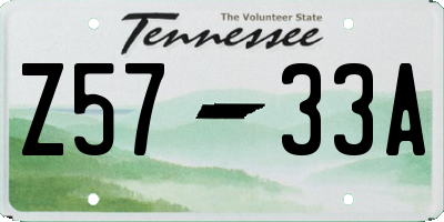 TN license plate Z5733A