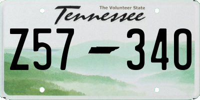 TN license plate Z5734O