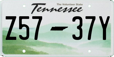 TN license plate Z5737Y
