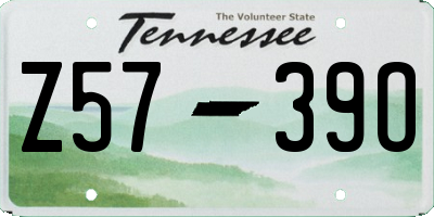TN license plate Z5739O