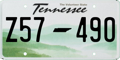 TN license plate Z5749O