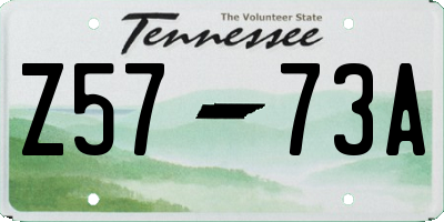 TN license plate Z5773A