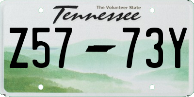 TN license plate Z5773Y