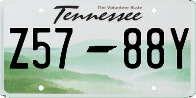 TN license plate Z5788Y