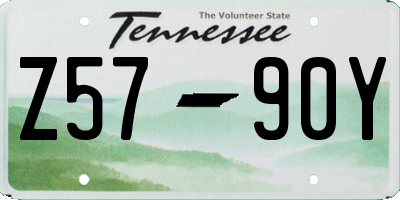 TN license plate Z5790Y