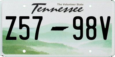 TN license plate Z5798V