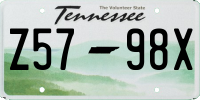 TN license plate Z5798X