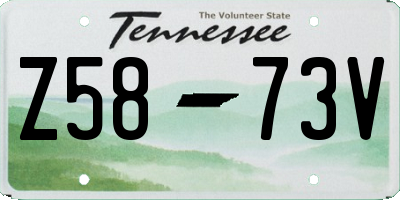 TN license plate Z5873V