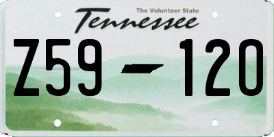 TN license plate Z5912O